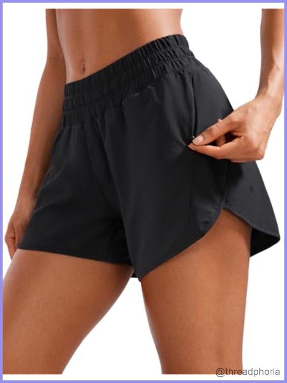 Dolphin Athletic Shorts 5" with Built-in Liner & Zipper Pocket